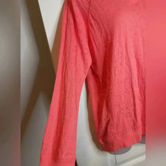 2/$30 Coral Long-Sleeve V-Neck Bold intricate NORTHCREST hoodie(#828) - Picture 6 of 9
